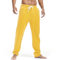 Amy Coulee Jogginghose Herren Baumwolle Baggy Sporthose Lockere Trainingshose mit Taschen (Gelb, M)