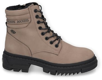 Dockers by Gerli Damen Combat Boots, Frauen Stiefeletten,warm gefüttert