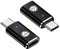 Lightning Female to USB-C 35W Adapter, Pack of 2 USB-C Male to Lightning Female Adapter Compatible with Lightning iPhone 15/15 Pro Max/15 Plus, iPad Pro/Air, for Quick Charging, Not for Audio/OTG