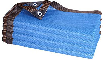 Telo parasole 3 x 5 m, 80% protezione solare con occhielli, rete da giardino per pergola e terrazza, protezione antivento per recinzioni, copertura per piante