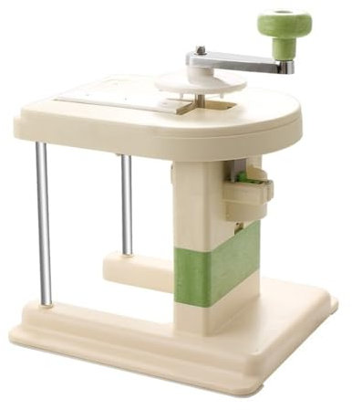 KIMODO Multifunctional Cabbage Shredder and Slicer Machine Sauerkraut Cutter Kitchen Gadgets Simply Secure Your Vegetable Adjust The and Turn The Handle to Start Slicing Spinach (White, One Size)
