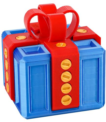 Nervige Geschenkbox 3D, Streich-Schraubenbox Nervige Geschenkbox mit Schrauben Urkomischer Geldkartenbehälter Originelle Geschenkboxen Kreatives Geschenk Geburtstag Weihnachten Halloween
