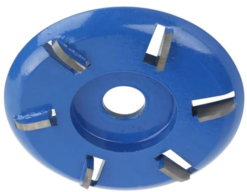 Stump Grinder, Angle Grinder Attachments, Wood Carving Tools, 6 Teeth Chainsaw Mill Cutter Woodworking Blade Tools