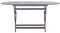 Genérico Wenjingqi 46332 Gartentisch, klappbar, massives Akazienholz, 160 x 85 x 75 cm, Grau