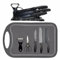 Home Vista 7-Piece Kitchen Knife and Thin Plastic Chopping Board Set for Travel – Chef, Carving, Utility & Fruit Knives + Scissors & Peeler | Stainless Steel Knife Set + Large Meat Cutting Board