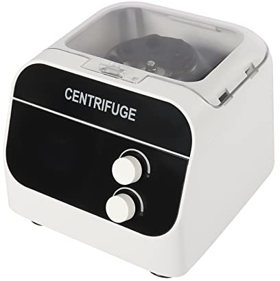 Centrifuga da laboratorio, 8 x 20 ml, 0-4000 giri/min, display digitale LCD, timer 0-999 min, silenziosa e compatta, coperchio di sicurezza, piedini antiscivolo, per sangue, biochimica, estrazione di