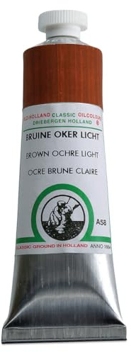 Old Holland Classic Oil: 40 ml Light Ochre Brown