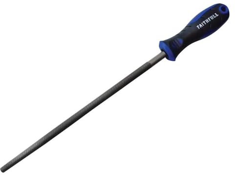 Faithfull FAIFIRSC10 Engineers File Round Second Cut 250mm (10in)