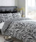 Bettwäsche-Set für King-Size-Betten, Zebramuster, Leoparden-Muster, Schwarz / Weiß