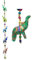 Indian Fabric Hanging Elephants String decoration