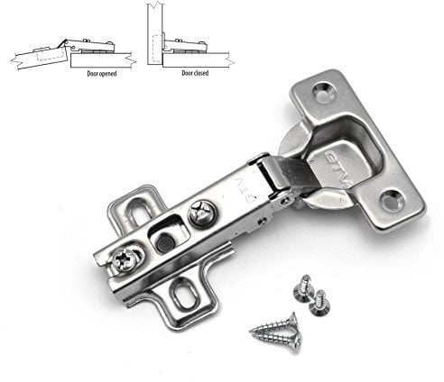 20 x Standard Kitchen Cabinet Door Hinge 35 mm + Screws