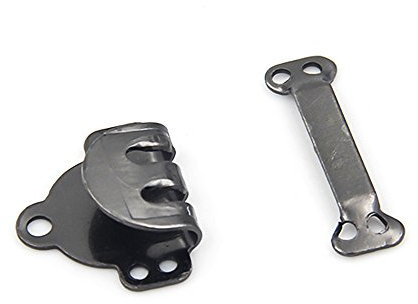 10 juegos de cierres de gancho y ojal de latón para pantalones, faldas, vestidos, botones de gancho de costura