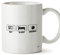 Hippowarehouse Eat Sleep Snooker Printed Mug Cup Ceramic 10oz