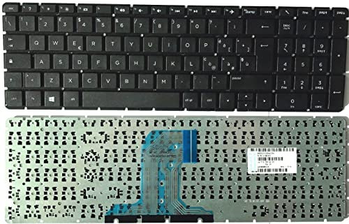 INFOELETTRONICA LO STORE DELLA CONVENIENZA E QUALITA' Tastiera Italiana Compatibile con HP 250 G5,255 G5,15-AC,15-AF,15-AY