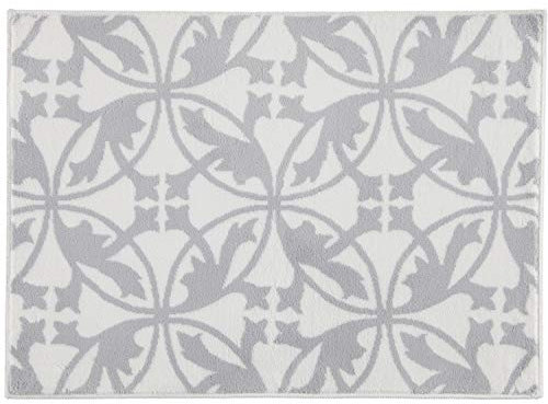 Rhomtuft Badematten Mauro weiß-Kiesel - 1469