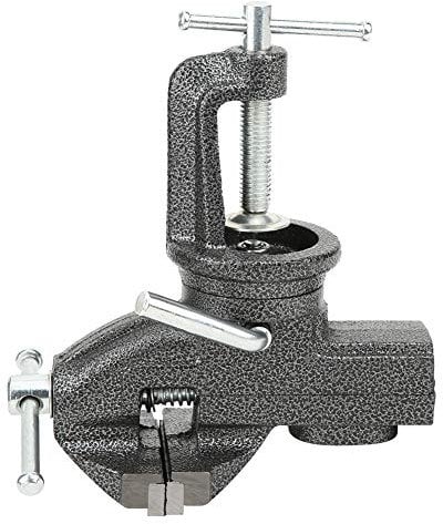 Tornillo de banco con abrazadera de 80 mm, tornillo de banco de mesa giratorio de 360 ​​grados, tornillo de banco con abrazadera de tornillo, tornillo de banco