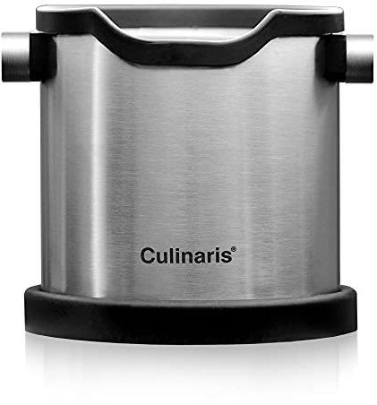 Culinaris Boîte à café Expresso Knock Box (acier inoxydable)