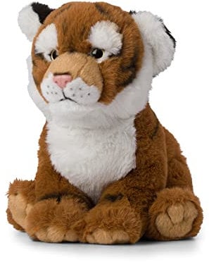 WWF ECO Plüschtier Tiger (23cm), besonders Flauschige und lebensechte Plüschtierkollektion des WWF, hohe Qualitäts- und Sicherheitsstandards, auch für Babys geeignet, Mehrfarbig