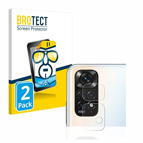 BROTECT (2 Stück Schutzfolie für Xiaomi Redmi Note 11S (NUR Kameraschutz) Displayschutz Folie Made in Germany, Ultra-Klar