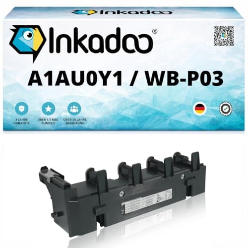 Inkadoo Kompatibel Resttonerbehälter für Konica Minolta A1AU0Y1 / WB-P03 Magicolor 4700 Series Bizhub C 25 Bizhub C 35 Bizhub C 35 P Magicolor