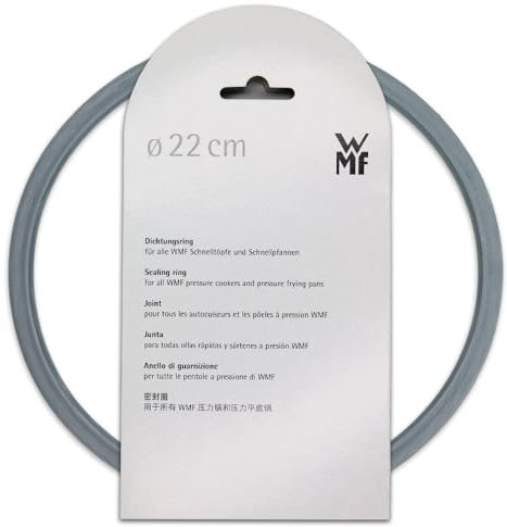 Anakel Home Repuesto Junta de Goma Olla WMF Perfect 60.6856.9990 Compatible con Tapa de Olla WMF Perfect Plus y Perfect, Silicona, para Ollas de 22cm de diámetro