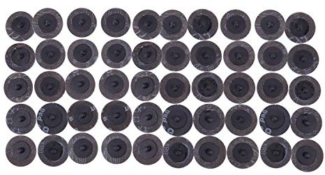 50 PCS 2 inch /50 mm 80 Grit Lock Sanding Disc Abrasive Pads