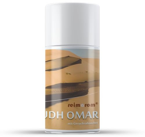 Duftspray Oudh Omar | Lufterfrischer für automatischen Duftspender oder zum manuellen Sprühen | Raumduft von REIMA | mit Geruchsabsorber | orientalische Duftnote