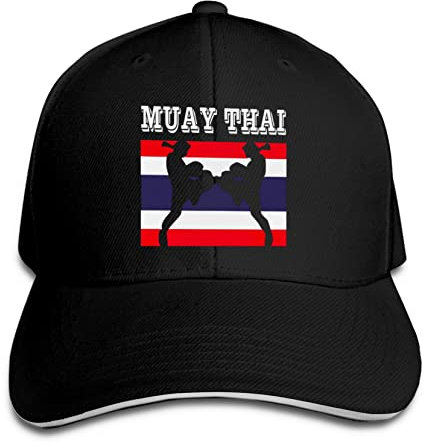 934 Herren Damen Baseboard Baseballkappe Muay Thai Thailand-Flagge Angeln Hüte Mode Snapback Baseball Cap Verstellbar Visier Hut Für Angeln Tennis Reisen