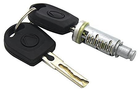 1 STÜCK SPERRE FASS MIT 2 Tasten/Passt für VW Golf 4 IV MK4 A6 / Passt für Skoda Fabia Polo 9N Links RECHTS Schließzylinder