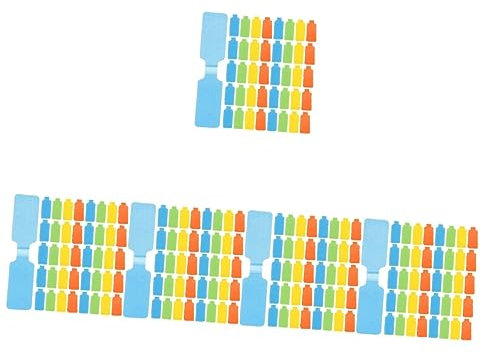 Abaodam 250pezzi Etichette Per Cavi Scrivibili Con Design Per Organizzazione Cavi Elettrici e Caricatori e Riutilizzabili