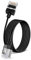 Dutevolns Câble Ethernet Ultra Fin Cat 6 2m, Souple RJ45 Cat 6a Câble LAN Gigabit pour PC, Routeur, PS4/5 (Noir)