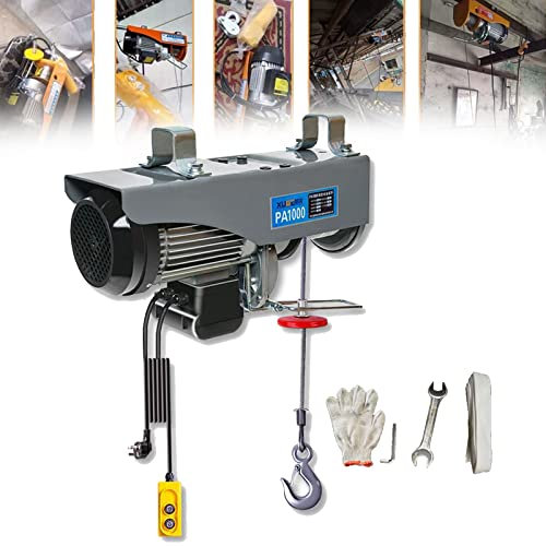 Mini paranco Elettrico, Piccola Gru Domestica 220 V, Ascensore Elettrico a Cavo Interno 510 W, verricello Elettrico con Telecomando