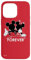 iPhone 14 Pro Max Disney Mickey and Minnie Mouse Silhouettes Forever Red Case