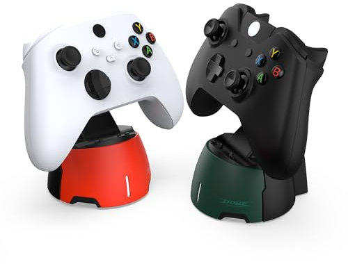 Générique Station de Chargement Support de Chargement sans Fil Manette pour Xbox SeriesX/S avec 4800mWh Packs de Batteries Rechargeables Station de Chargement Simple