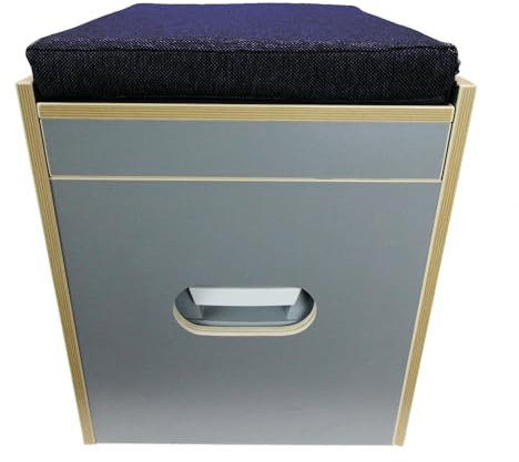 Freizeit - Wittke Toiletten Hocker Porta Potti 165/365 inkl. Polster blau