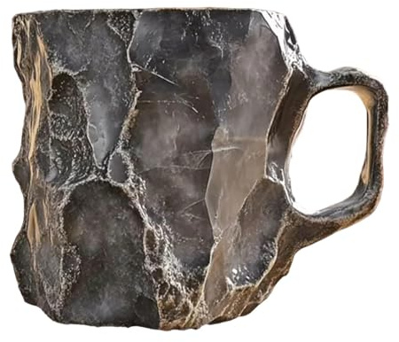 Mineral Crystal Coffee Mug | Natural Coffee Cup for Cold & Hot Drinks | 2024 New Novelty Mug for Christmas, Milk, Tea | Room Decor