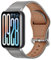MiRowy Leder Armband für Xiaomi Smart Band 9 Pro/Smart Band 8 Pro, Metallschnalle Atmungsaktiv Uhrenarmband, Lederband Ersatzbänder für Xiaomi Redmi Watch 5/Redmi Watch 4 - Grau
