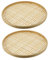 Garneck 2piezas Cesta De Bambú Tejida Colador Natural Para Verduras y Alimentos Sieve Práctico y Decorativo Para Almacenamiento Hogar