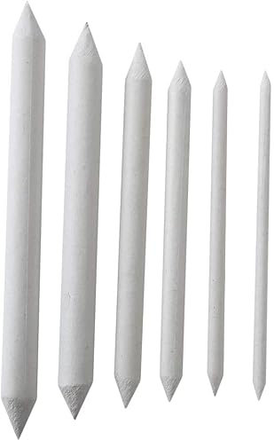 6Pcs Artist Blending Stump Drawing Blending Stick Smudging Stump Art Smudger Drawing Pastel Smudger