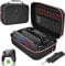 Gorixer Housse de Protection Switch pour Nintendo Switch 1 ou 2 (2025) ou Switch OLED (2021), Étui de Rangement Sacoche de Voyage pour Accessoires Switch 2 avec Démontable Cartouches de Jeu