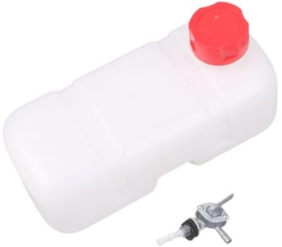 Sharplace Réservoir de carburant avec robinet, bidon d'essence 1,5 L, boîte d' professionnelle pour moteurs à essence 2 temps 1E43F, pièces de