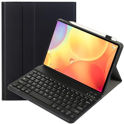 leleyo Case with Keyboard for Samsung Galaxy Tab S4 10,5,Black | Cover with Keyboard Magnetic Stand Removable Wireless Bluetooth QWERTY