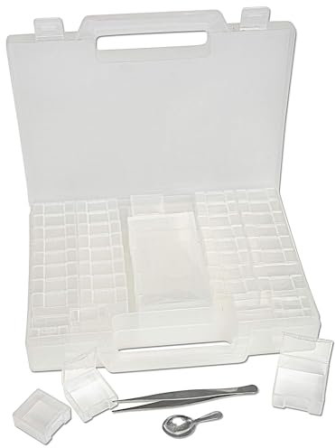 Portable Bead & Craft Storage Box With 52 Removable Compartments