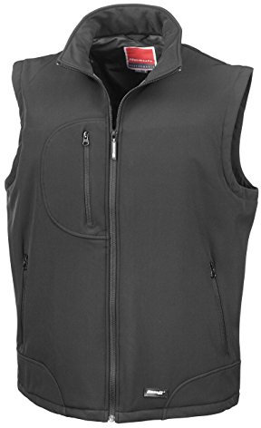 Ergebnis Softshell-Weste R123 A, XXL schwarz/schwarz