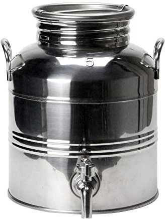 Anforella Milano Lot de 5 aliments en acier inoxydable 18/10 l
