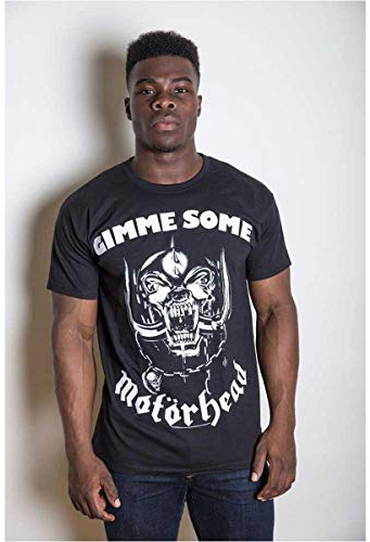 Motorhead Men Gimme Some Short Sleeve T-shirt, Black, Medium