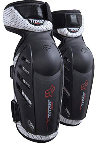 Fox Racing Youth Titan Motocross Dirt Bike Ellenbogenschoner, Schwarz, Einheitsgröße