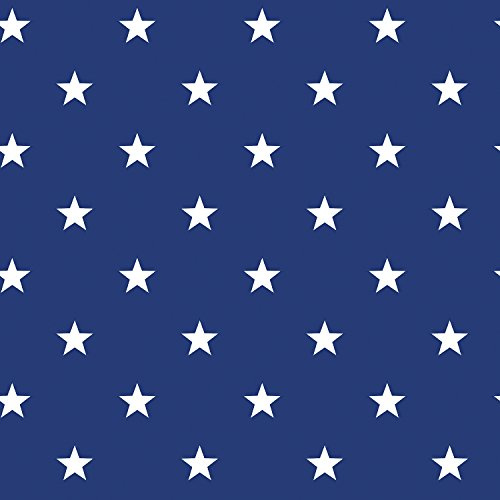 Galerie G23107 Deauville 2, Multi Star Design Wallpaper, Navy Blue, 10m x 53cm