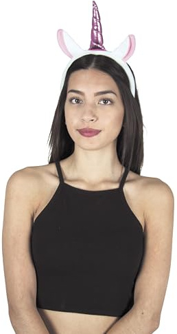 Party Pro 333194 Bandeau Unicron Rose, Mulit Couleur