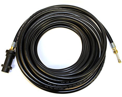 Kiam 20m Flexible Drain Hose with Wiggly Nozzle to fit Karcher K Series Pressure Jet Washer